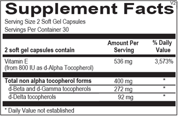 Ortho Molecular Natural Vitamin E