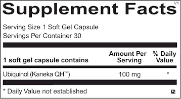 Ortho Molecular Ubiquinol 30 softgels