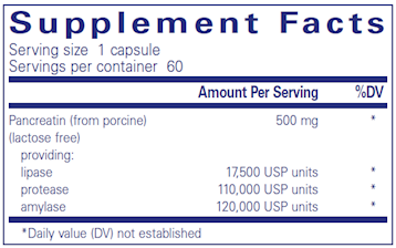 Pure Encapsulations Pancreatic Enzyme Formula