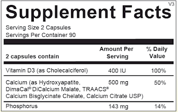 Ortho Molecular Reacted Calcium